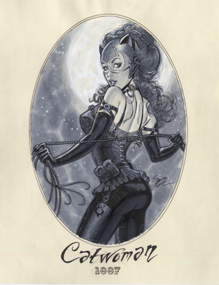 Illustration for article titled Corset-wearing superwomen from the Age of Steam